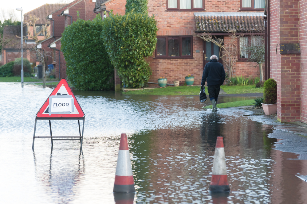 flooded street