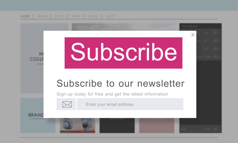 Newsletter subscription