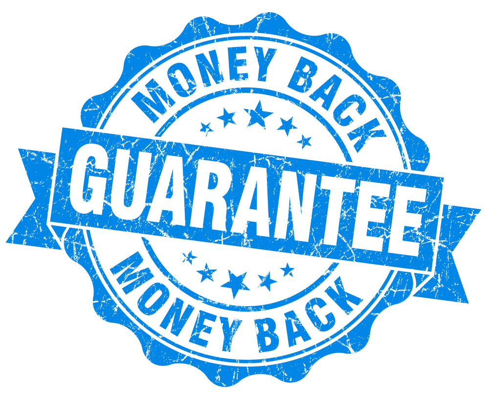 money back guarantee stamp